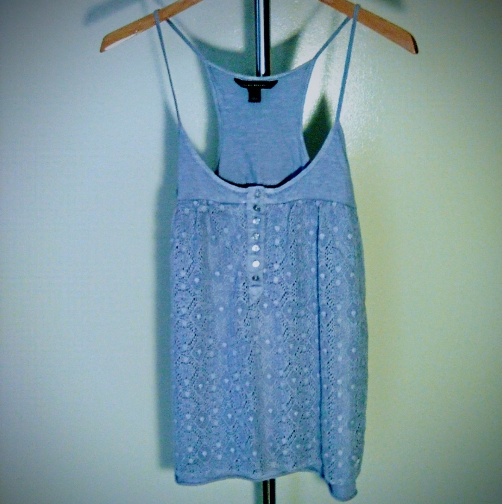 Banana Republic Fay Lace Sleeveless Top Size L